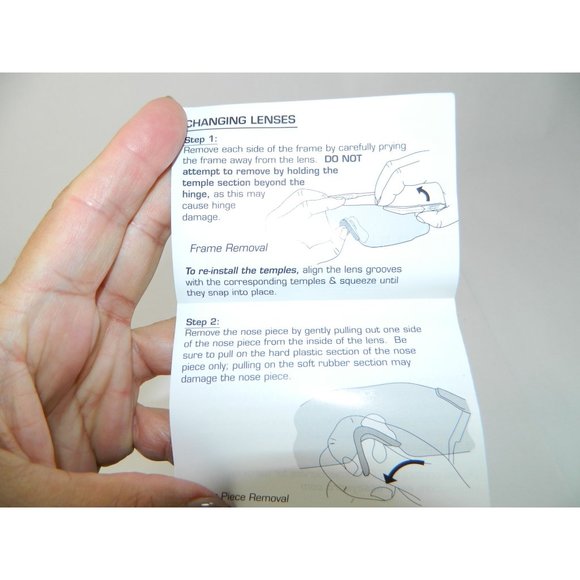 ESS Military Issue ICE 2X Custom Fit Frameless Eye Protection Glasses - Picture 14 of 15